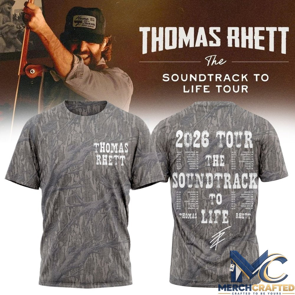 Thomas Rhett ”The Soundtrack to Life Tour” Limited Edition Signature T-Shirt