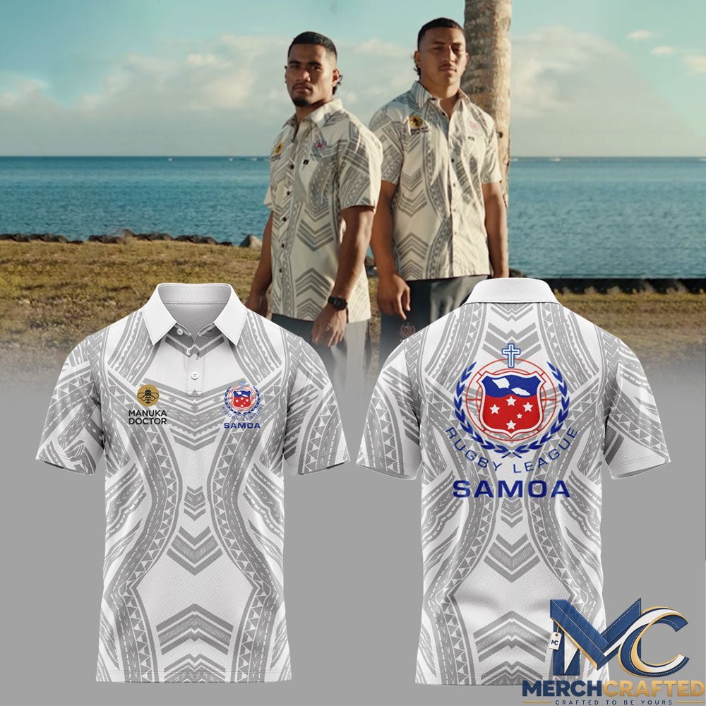 Toa Samoa Rugby League Heritage Polo Shirt