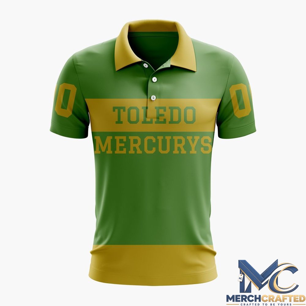 Toledo Walleye 1952 Mercurys Throwback Personalized Polo