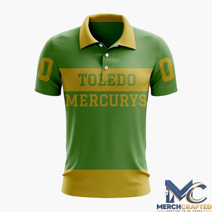 Toledo Walleye 1952 Mercurys Throwback Personalized Polo