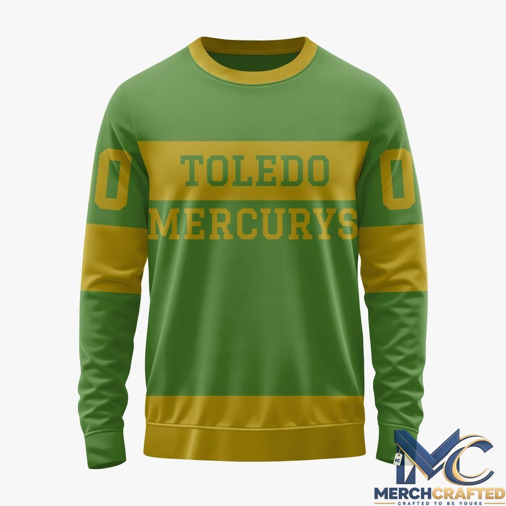 Toledo Walleye 1952 Mercurys Throwback Personalized Sweatshirt
