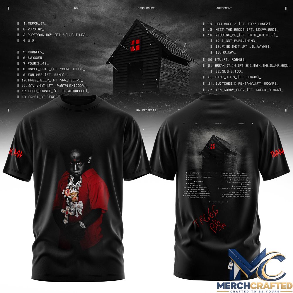 Trippie Redd Non Disclosure Agreement T-Shirt