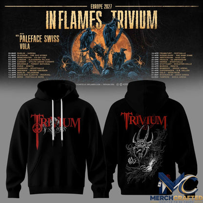 Trivium And In Flames Europe Tour 2027 Hoodie