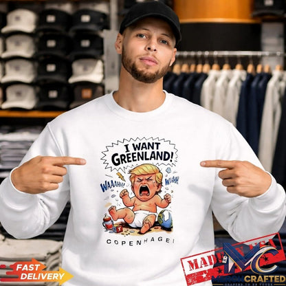 Trump I want greenland copenhagen t-shirt