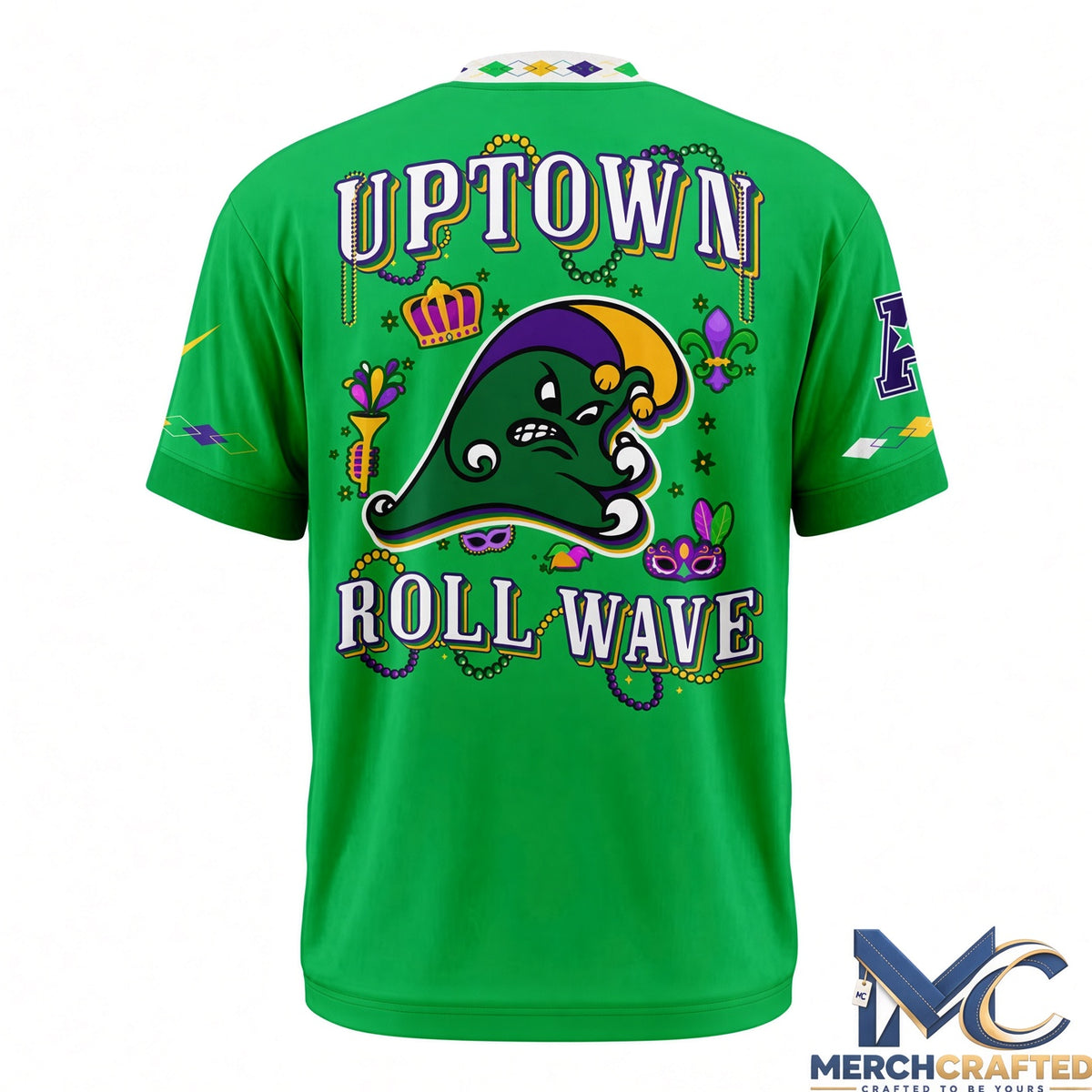 Tulane Green Wave Football City Edition Up Town Roll Wave 2026 Shirt
