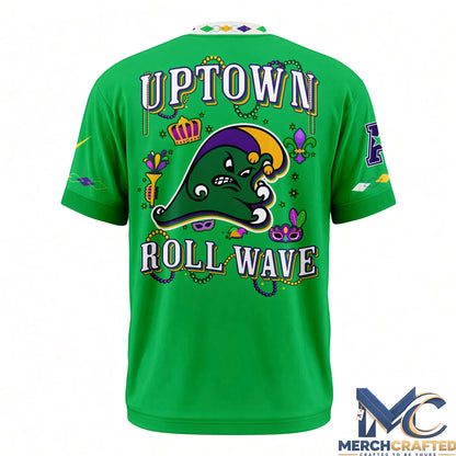 Tulane Green Wave Football City Edition Up Town Roll Wave 2026 Shirt