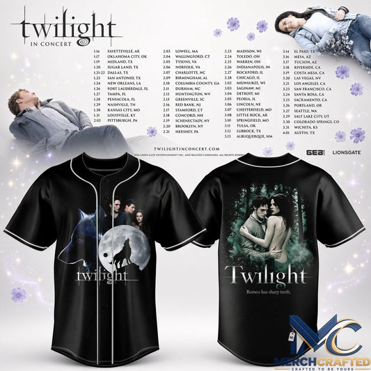 Twilight Saga Twilight In Concert Baseball Jersey
