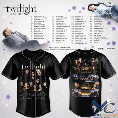 Twilight Saga Twilight In Concert Baseball Jersey