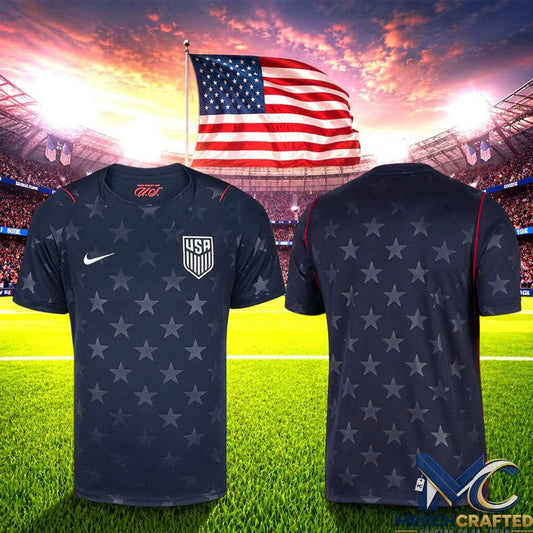 USMNT USA Away Jersey 2026 – Navy Blue Stars & Stripes Soccer