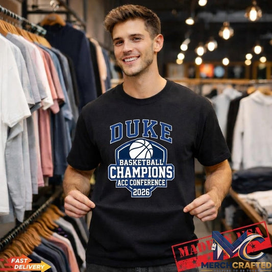 Ultimate Duke Basketball ACC Conference Champions 2026 T-Shirt