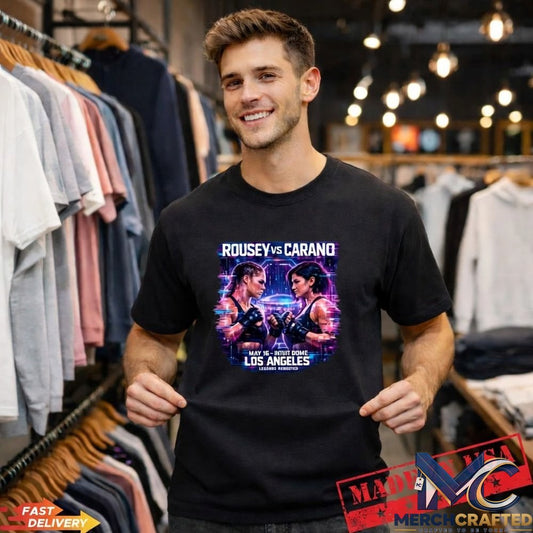Ultimate Ronda Rousey vs Gina Carano T-Shirt for MMA Fans