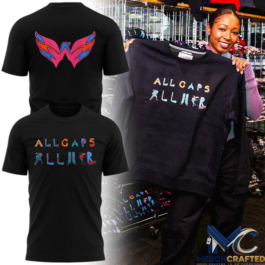 Washington Capitals ALL CAPS ALL HER 2026 Special Shirt