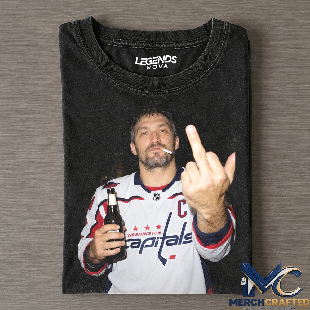 Washington Capitals Alex Ovechkin Drunk & Smoke Shirt