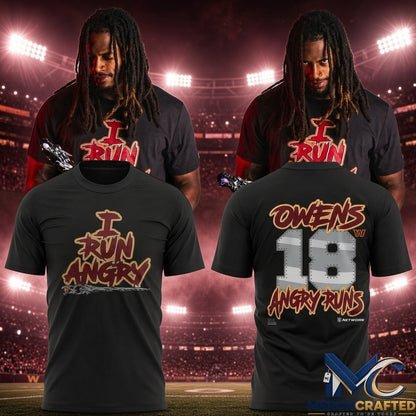 Washington Commanders Tyler Owens Angry Runs Tee