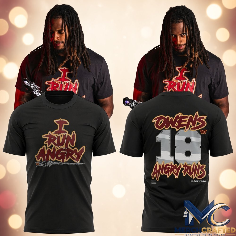 Washington Commanders Tyler Owens Angry Runs Tee