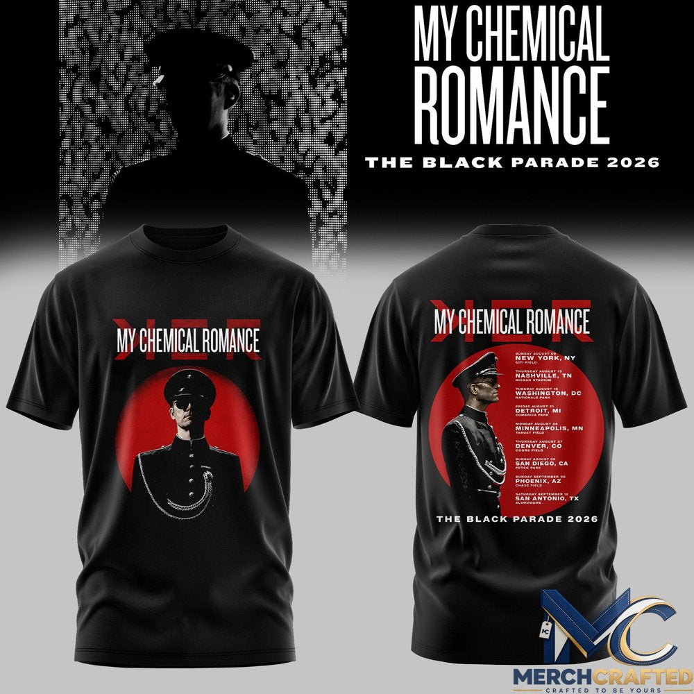 We Are The Black Parade My Chemical Romance Rock Band Shirt