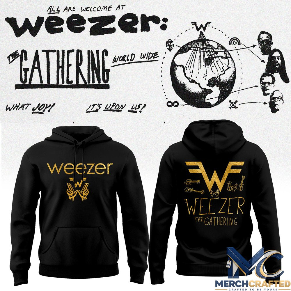 Weezer The Gathering Tour 2026-2027 Hoodie