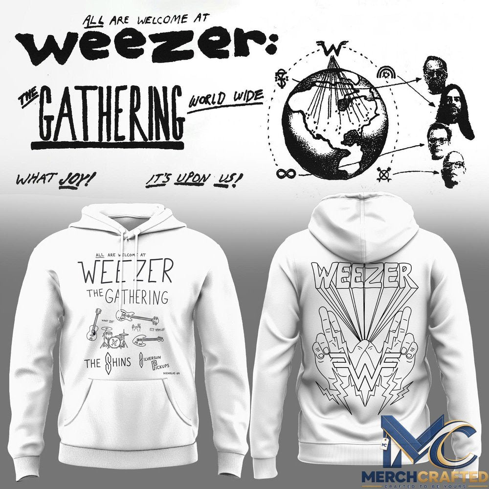 Weezer The Gathering Tour 2026-2027 Hoodie