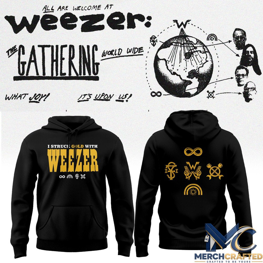 Weezer The Gathering Tour 2026-2027 Hoodie
