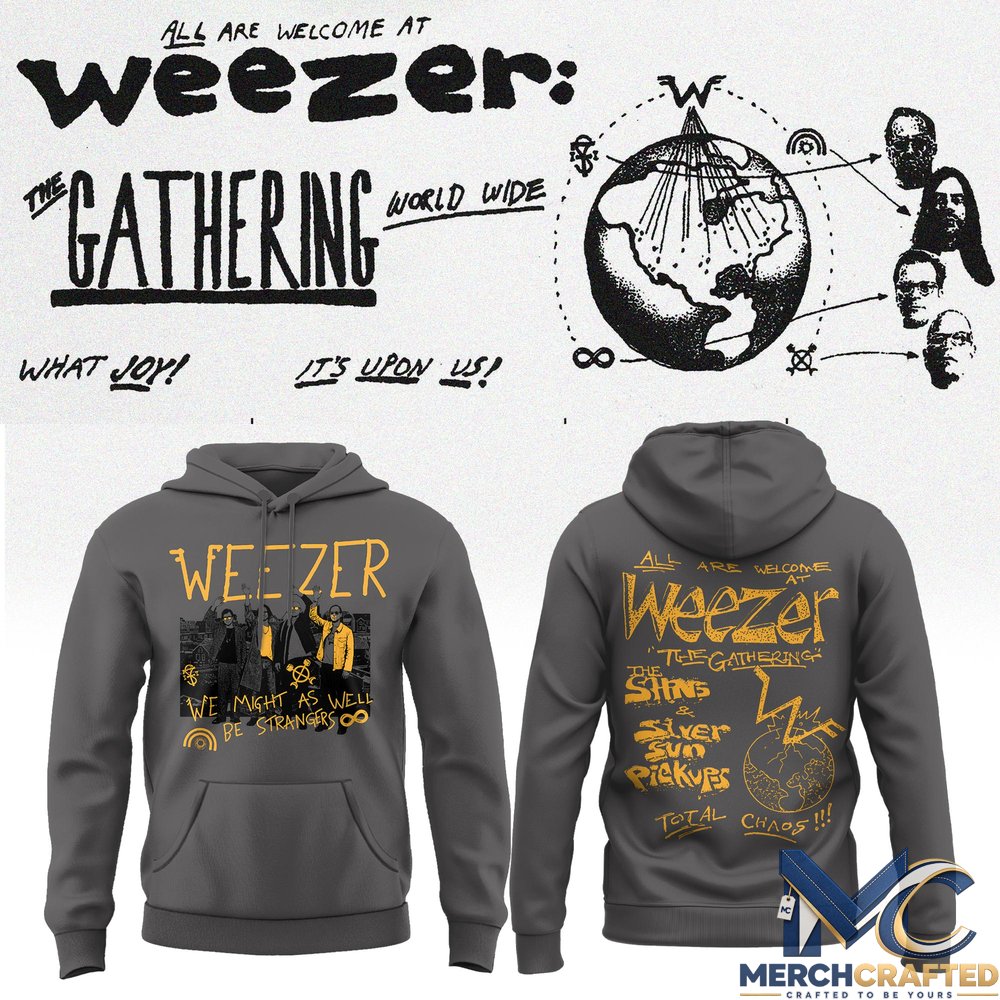 Weezer The Gathering Tour 2026-2027 Hoodie