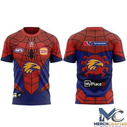 West Coast Eagles x Spider-Man 2026 Special T-Shirt