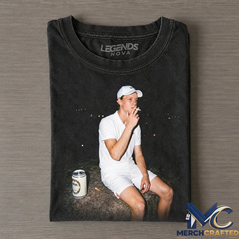Wimbledon 2026 Singles Italy Jannik Sinner Tennis T-Shirt