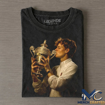 Wimbledon 2026 Singles Italy Jannik Sinner Tennis T-Shirt