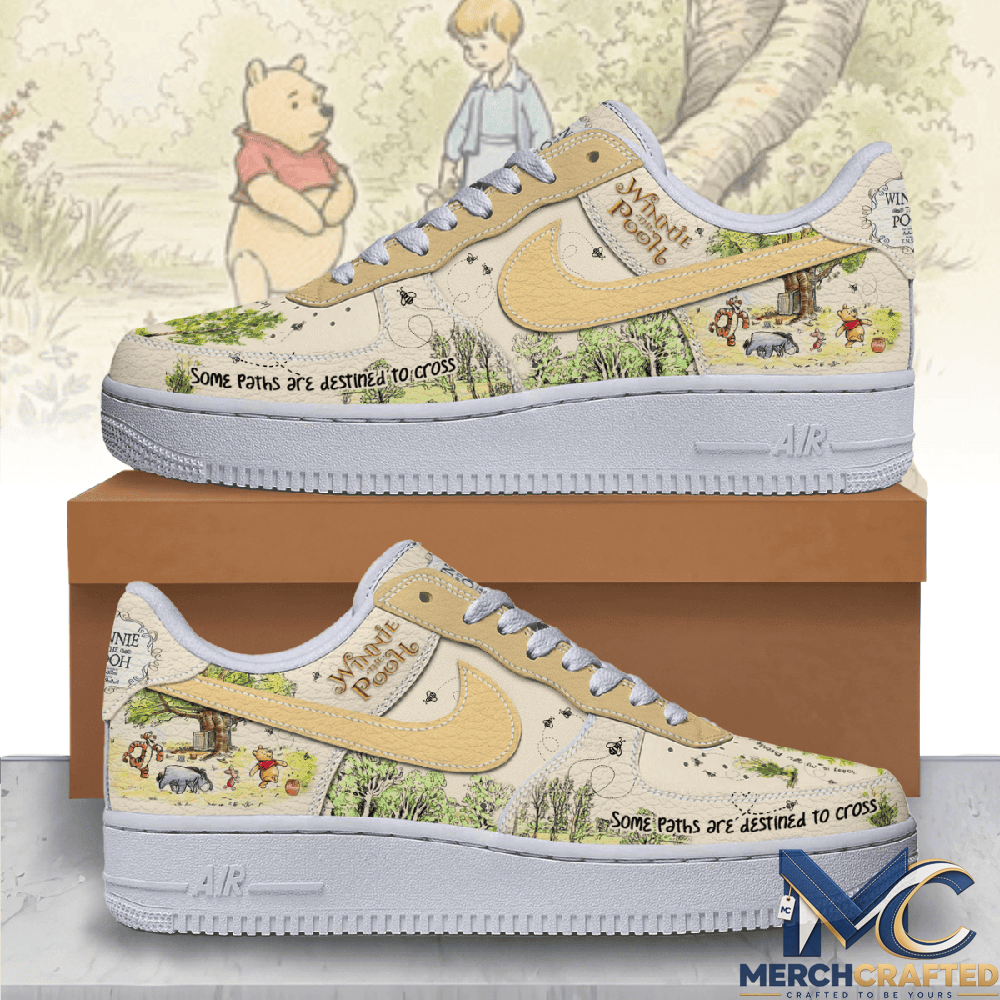 Winnie the Pooh Tigger 100th Anniversary Custom AF1 Sneakers