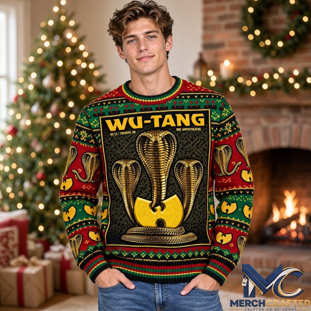 Wu-Tang Clan The Final Chamber Tour 2026 Toronto Show Christmas Ugly Sweater  RS 23 RBE Amphitheatre Holiday Knit for Fans