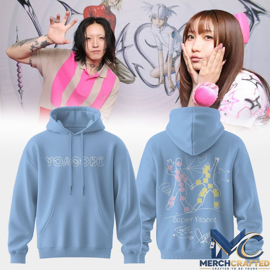 YOASOBI Super Planet Signature Print Hoodie