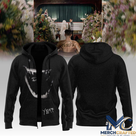 Yeat LOVE-LYFE Tour Concert Signed Zip Hoodie