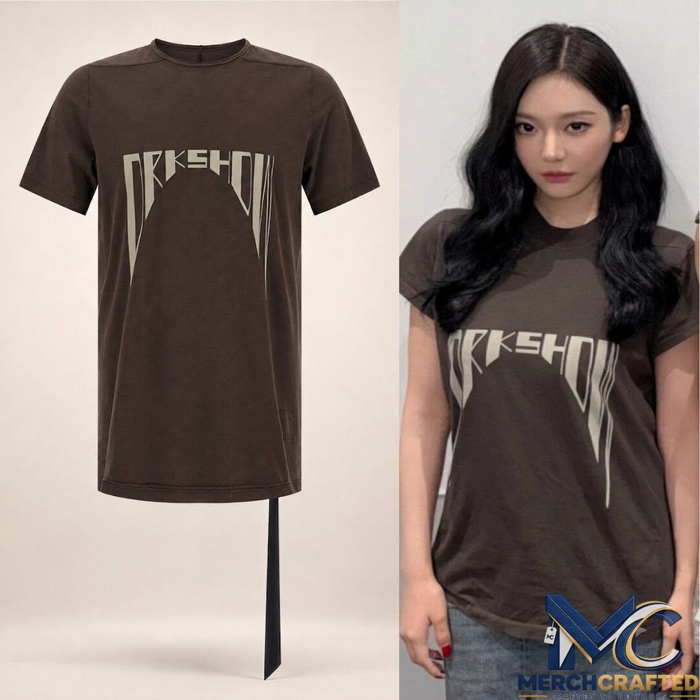 aespa NingNing Rick Owens DRKSHDW Graphic 2D T-Shirt