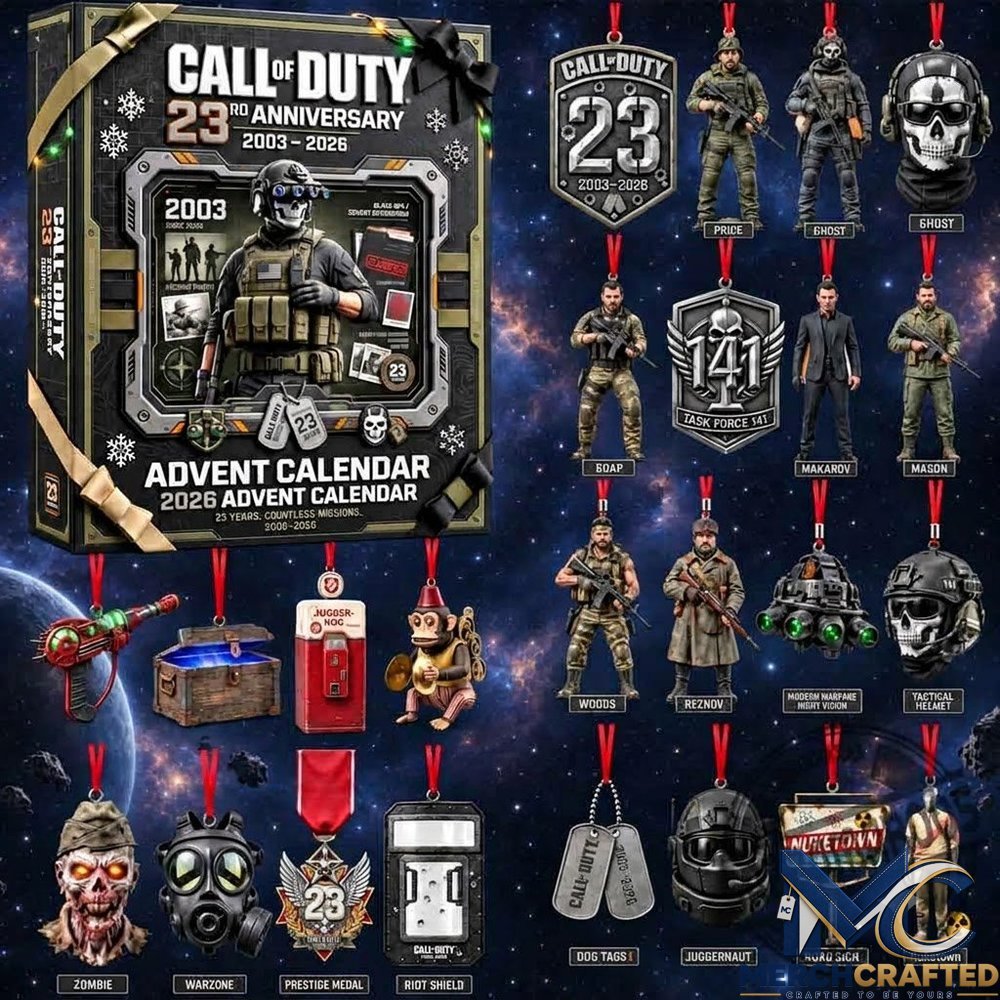 Call of Duty 23rd Anniversary 2026 Advent Calendar - Merch Crafted