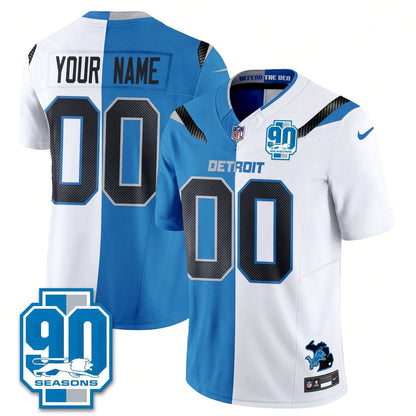 Detroit Lions Rivalries Split Custom Football Jersey - Merch Crafted