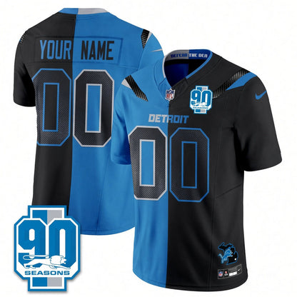 Detroit Lions Rivalries Split Custom Football Jersey - Merch Crafted