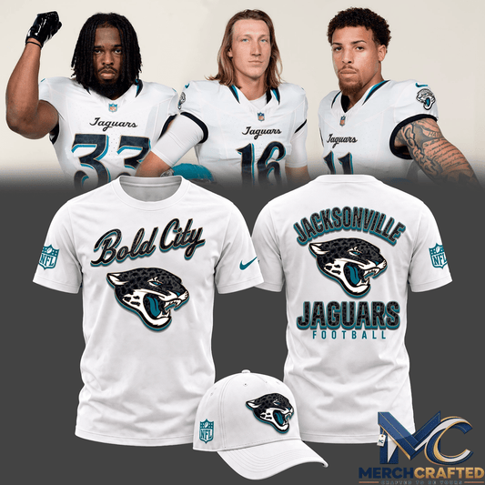 Jacksonville Jaguars Welcome to the Bold City T-Shirt - Merch Crafted