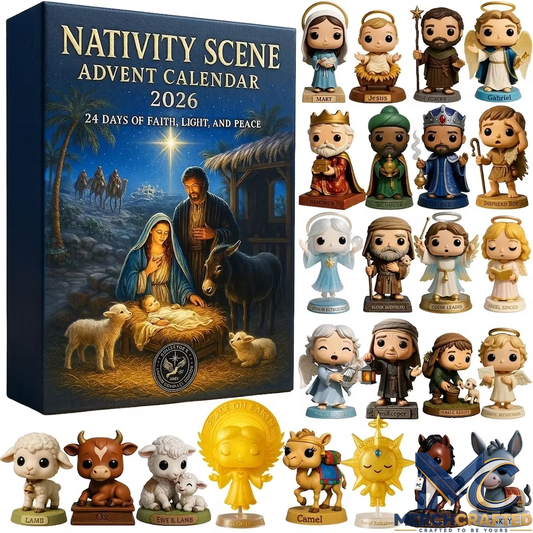 Nativity Scene 2026 Limited Edition Advent Calendar - Merch Crafted
