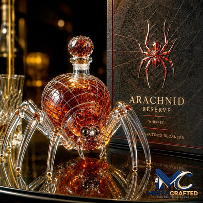 Spider Whiskey Bottle - Merch Crafted