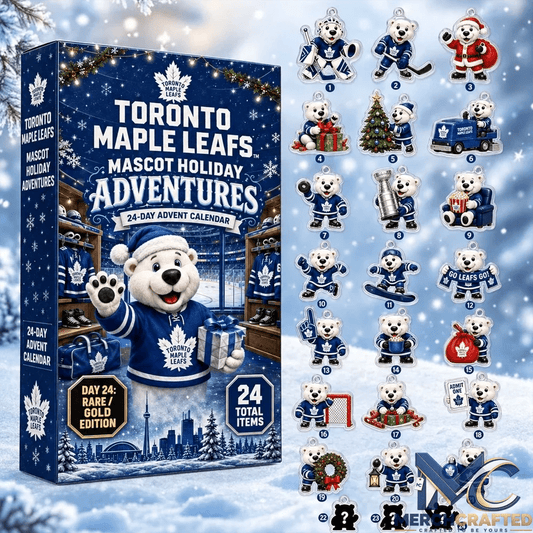 Toronto Maple Leafs Advent Calendar 24 Day Christmas Gift - Merch Crafted
