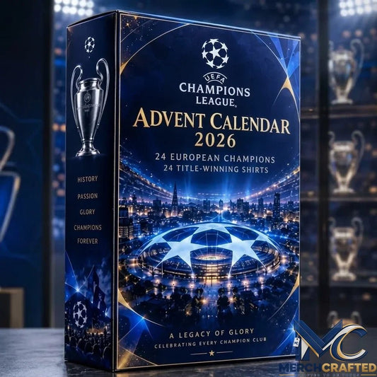 UEFA Champions League 2026 Advent Calendar Football Gift - Merch Crafted
