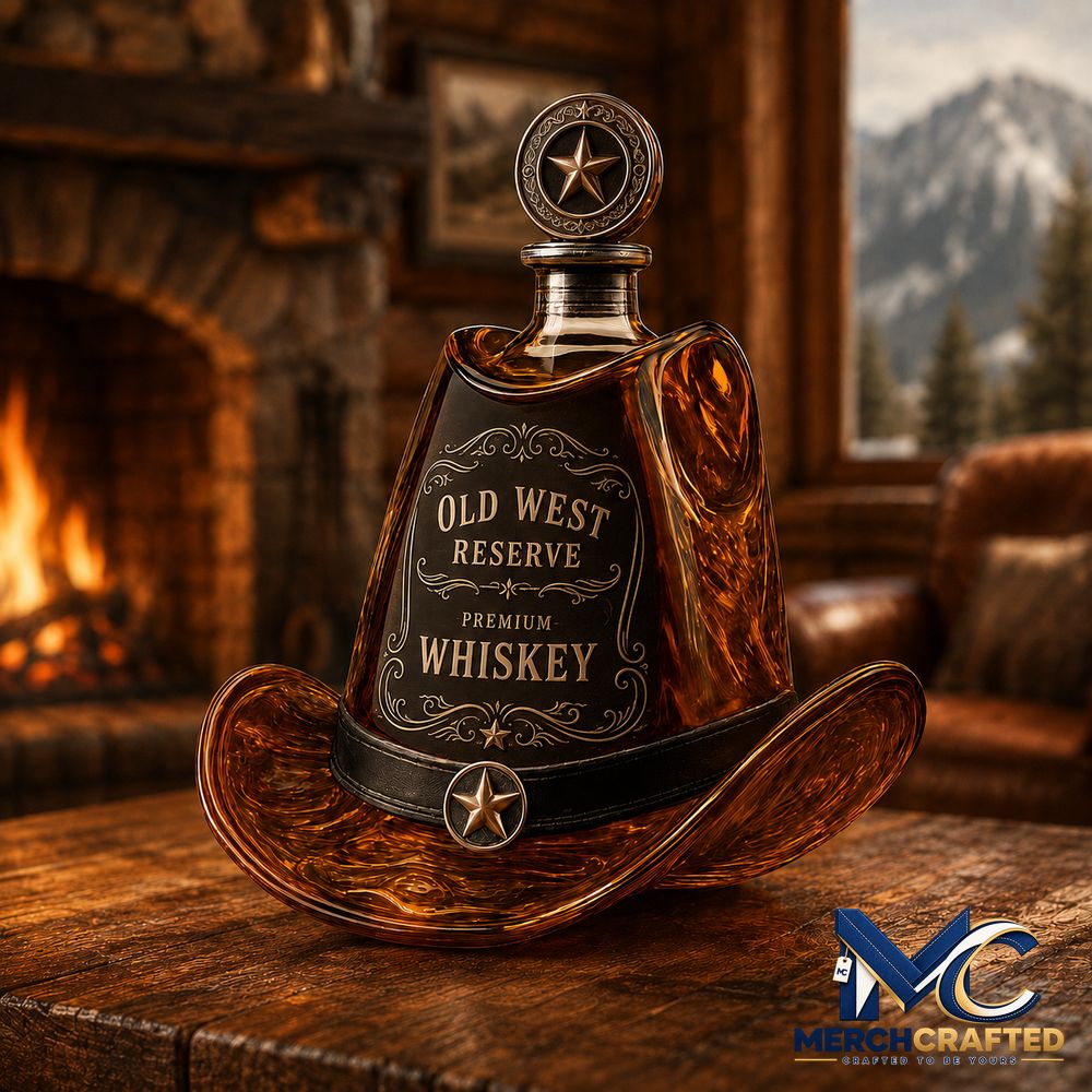 Walker Texas Ranger Whiskey Bottle - Merch Crafted