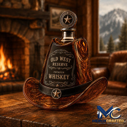 Walker Texas Ranger Whiskey Bottle - Merch Crafted