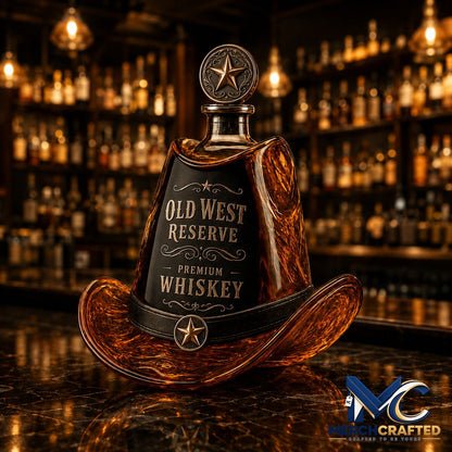 Walker Texas Ranger Whiskey Bottle - Merch Crafted