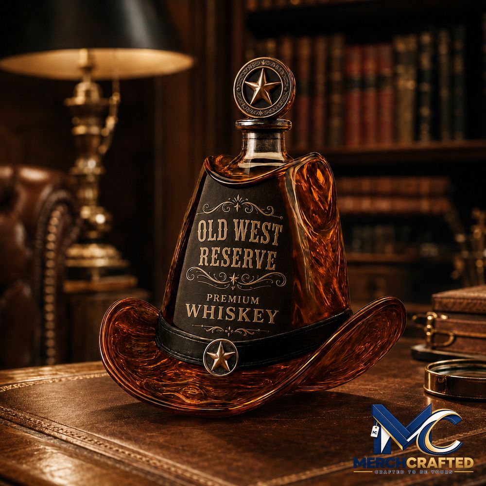 Walker Texas Ranger Whiskey Bottle - Merch Crafted