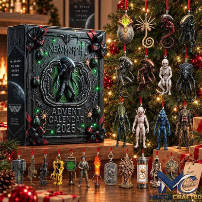 Xenomorph Alien 2026 Christmas Advent Calendar - Merch Crafted