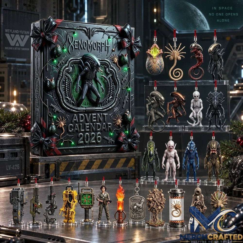 Xenomorph Alien 2026 Christmas Advent Calendar - Merch Crafted