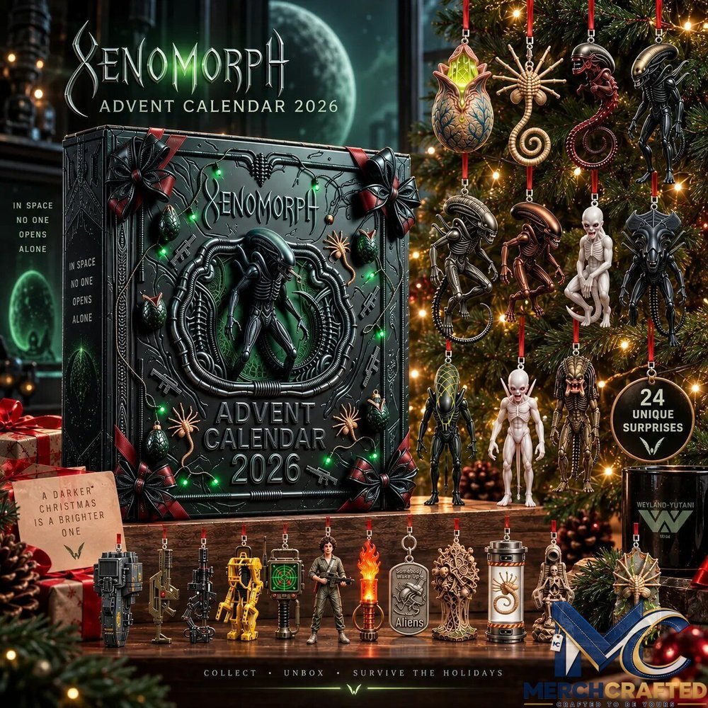 Xenomorph Alien 2026 Christmas Advent Calendar - Merch Crafted